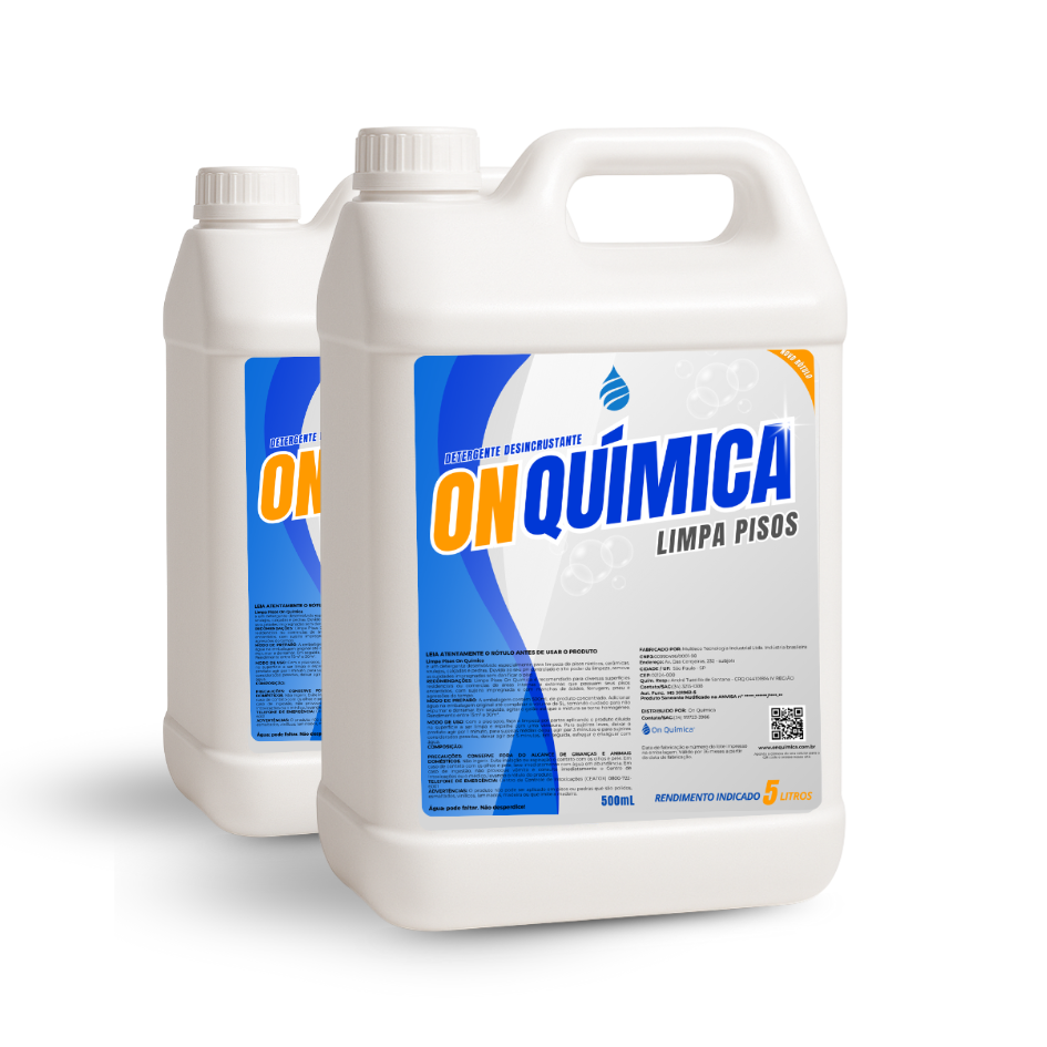 Limpa Pisos On Química - Remove Encardido Manchas de Porcelanato Cerâmica Pedras