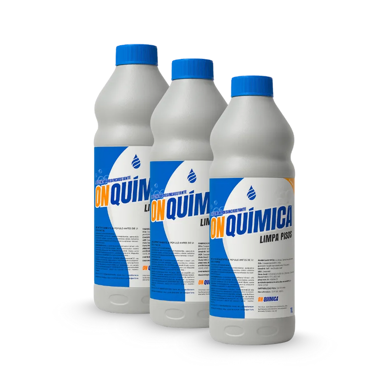 Base Concentrada Limpa Pisos On Química 1L - 3 Unidades